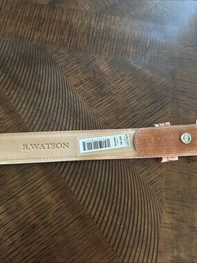 R. Watson Men’s Leather Roughout Belt size 38